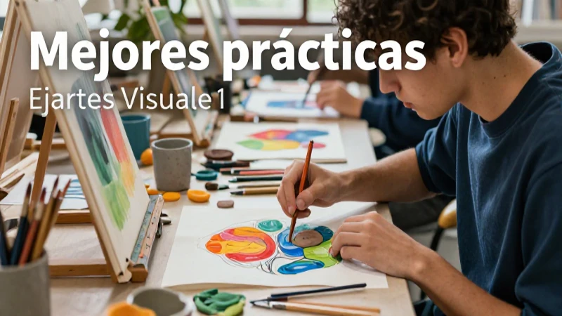 Estudiante crea arte con diversos medios visuales