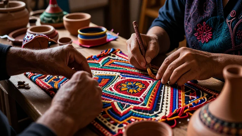 Artesanía cultural: diversidad de manos y técnicas