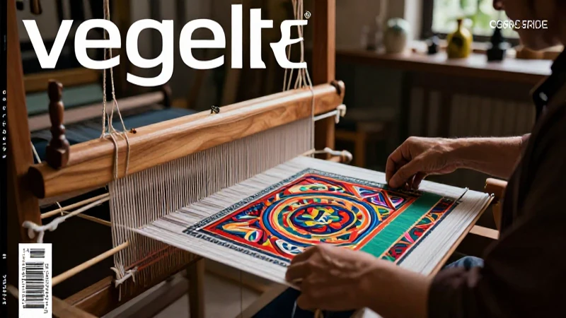 Manos tejen arte en moderno taller con lujo