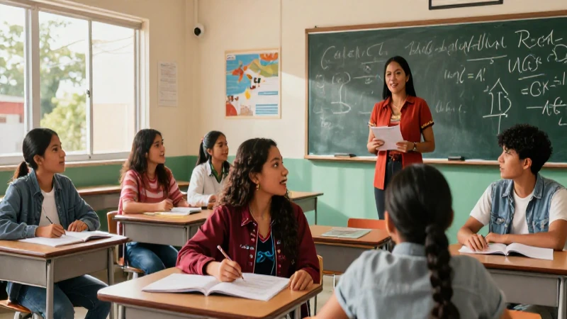 Conoce los beneficios del Artículo 3 de la Nueva Escuela Mexicana 3 Estudiantes mexicanos aprenden en un aula vibrante