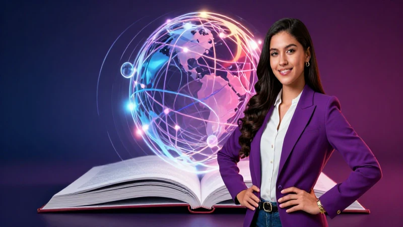Ilustración profesional sobre educación y divulgación