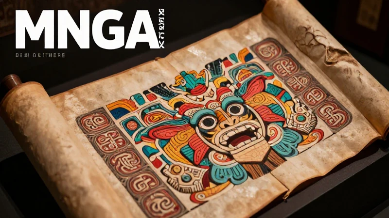 Artículo Periodístico: Todo sobre archivos y su importancia 4 Antiguo fragmento mexica, arte cultural detallado y vibrante