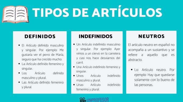 articulos concepto funciones tipos y ejemplos
