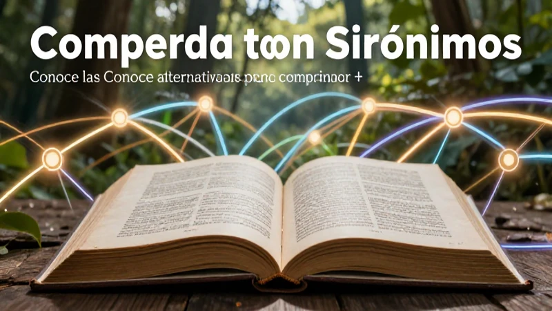 Conoce las Conoce alternativas para comprender con Sinónimos+ 3 Ilustración realista de conocimiento antiguo y caminos brillantes