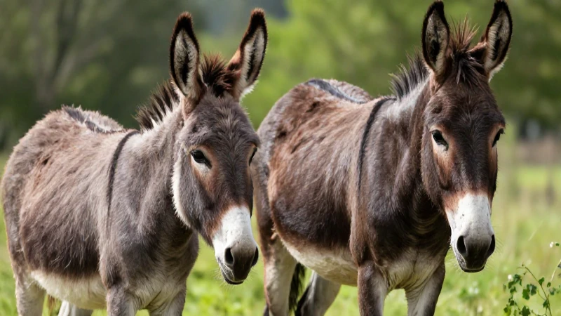 Asno: qué es, significado y diferencias con el burro 5 Caballo y burro realistas con colores vibrantes