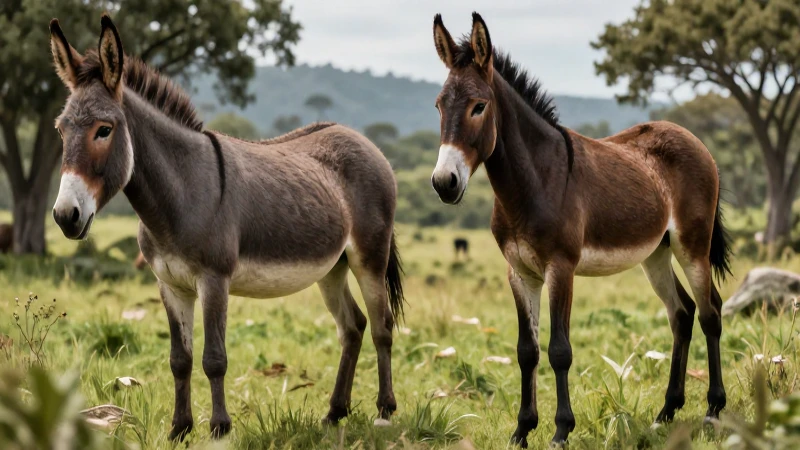 Asno: qué es, significado y diferencias con el burro 4 Comparación física entre asno y burro