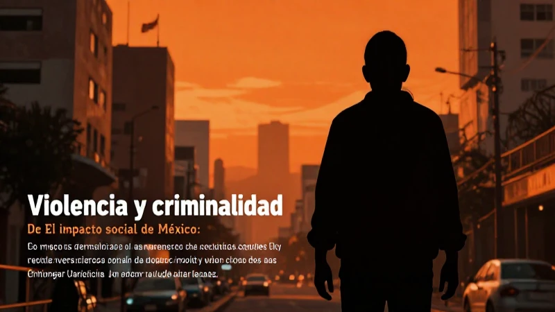 México: Violencia y desafíos sociales