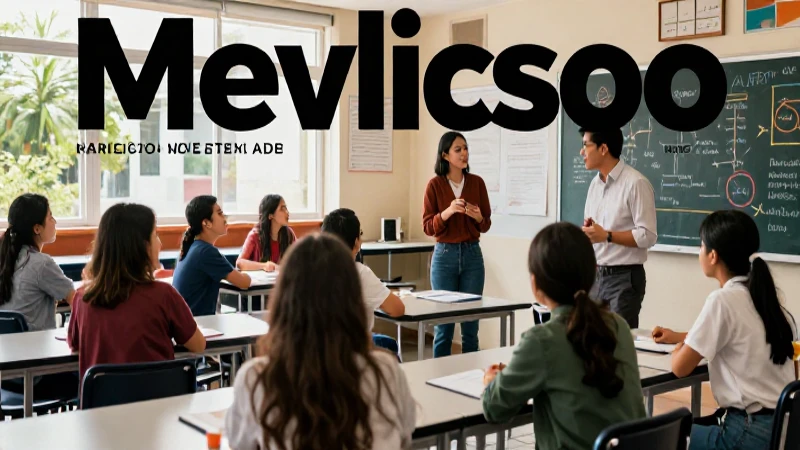Claves para una educación de calidad en la nueva escuela mexicana 5 Educadores y estudiantes colaboran en un aula moderna