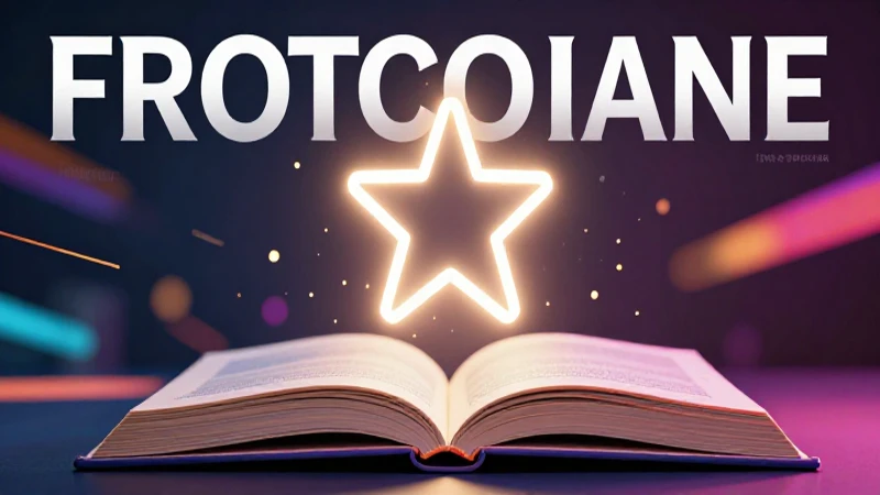 Estrella mágica sobre libro abierto vibrante