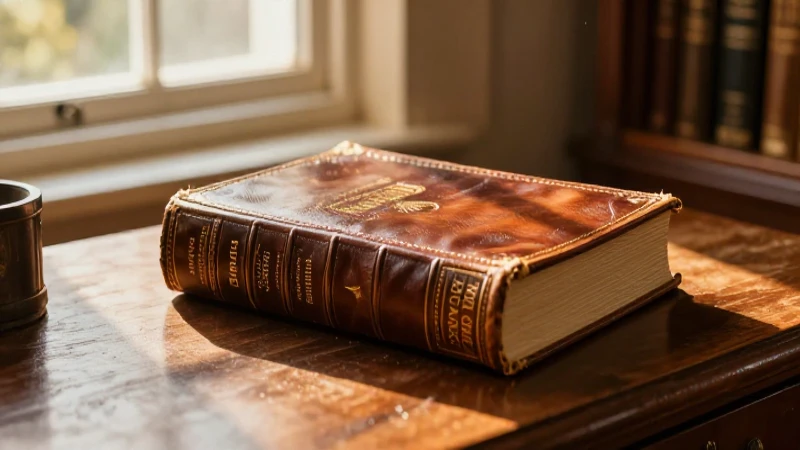Libro de historia antiguo sobre escritorio