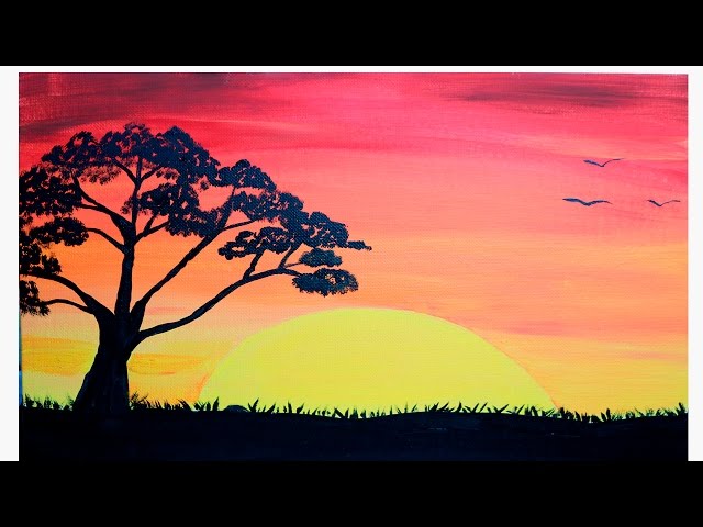 Atardeceres para dibujar: Tutorial fácil para pintar 38 atardeceres para dibujar tutorial facil para pintar