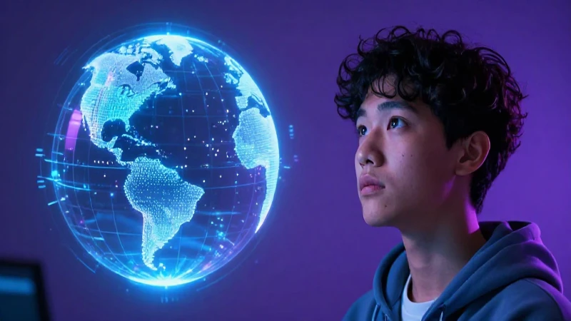 Ateísmo: qué es, causas, tipos y características esenciales 7 Joven pensador observa globo holográfico brillante