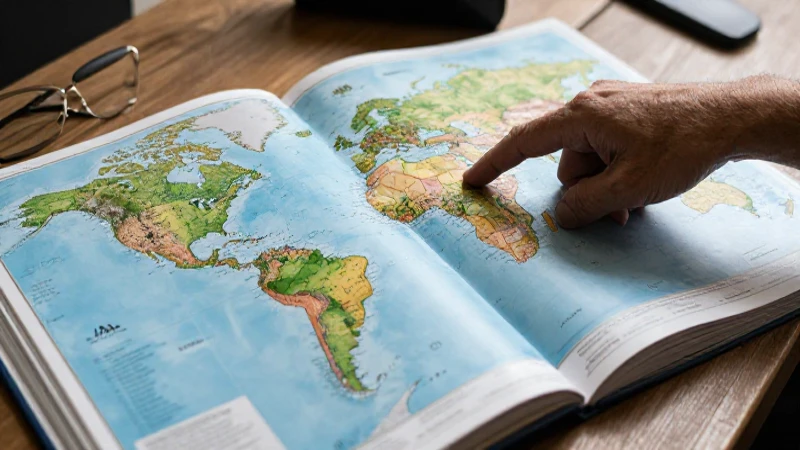 Atlas educativo detallado, perfecto para exploración