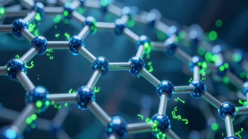 Estructura de grafeno dinámica con energía vibrante