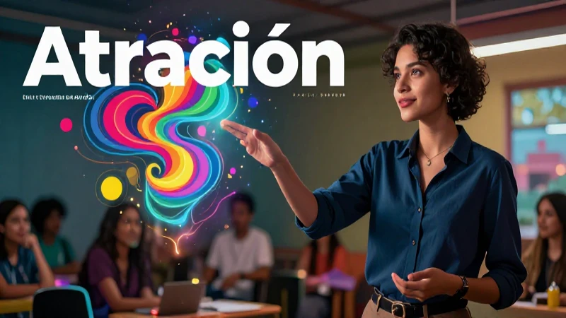 Atracción: Definición y Concepto Esencial para Entender 5 Arte vibrante captura el conocimiento educativo