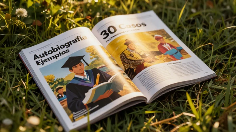 Portada educativa premium sobre historias inspiradoras