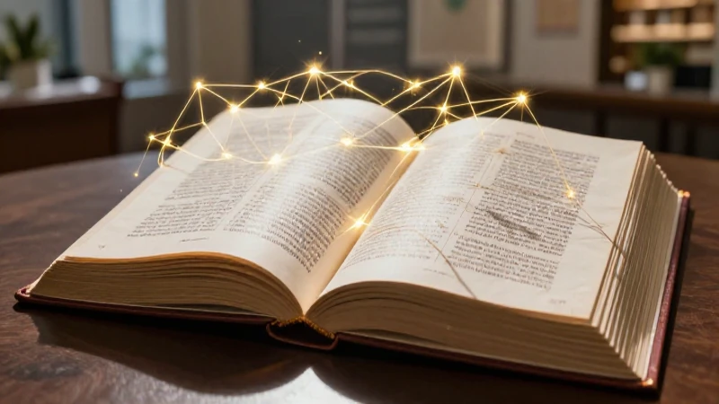 Autores: definición, concepto y su impacto en la literatura 3 Libro detallado con oro geométrico en academia