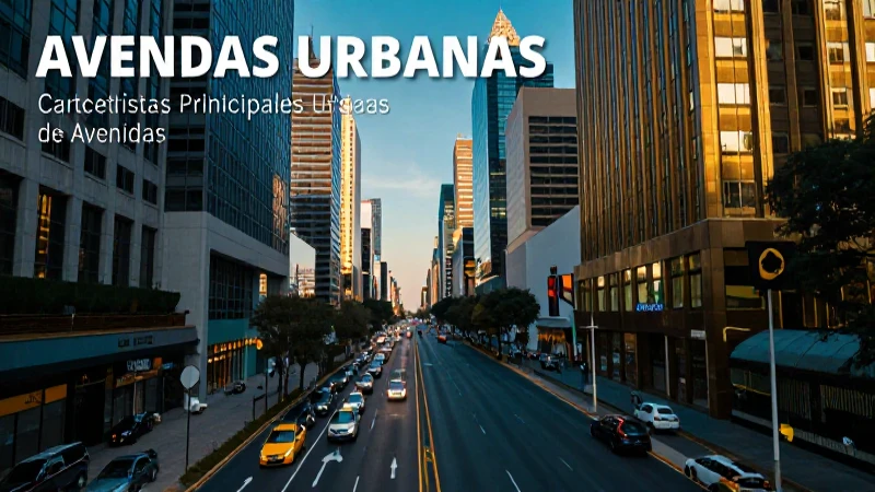 Diseño urbano moderno y planificado