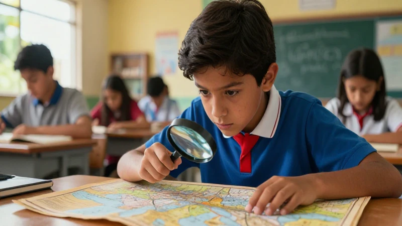 Joven estudiante explora conocimiento en México