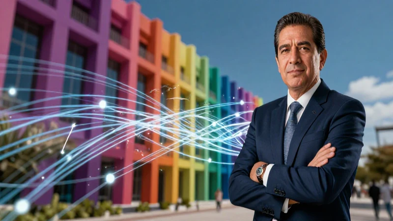 Administrador mexicano en arquitectura moderna digital