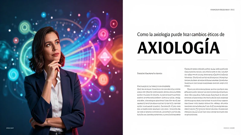 Axiología facilita los cambios éticos