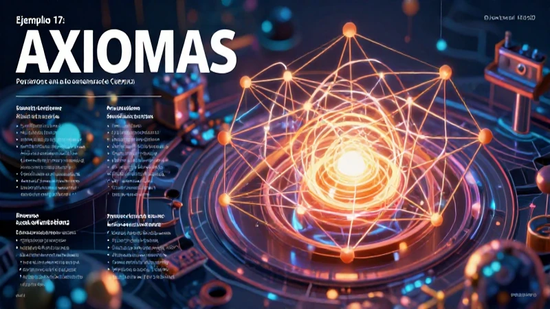 Diseño ilustrado de axiomas y sistemas