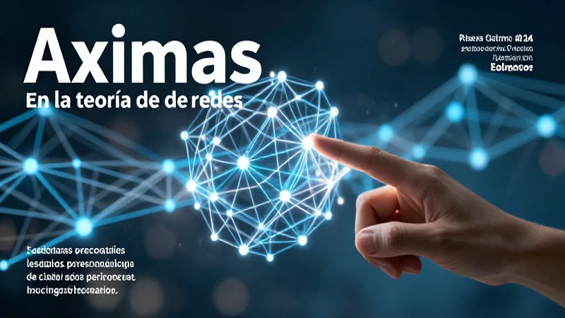 Los axiomas fundamentan la teoría de redes