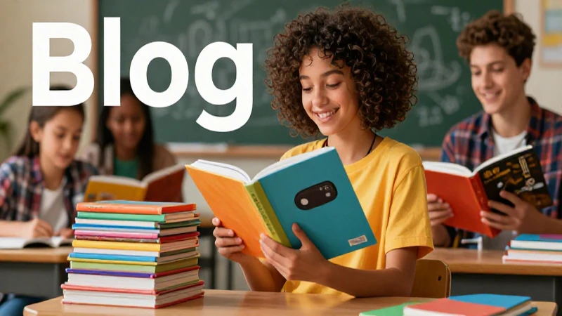 Ayudas del Gobierno de Canarias: Ahorra en libros de texto y educación 3 Ilustración profesional de estudiantes con materiales educativos coloridos