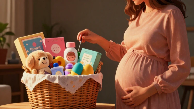 Baby Shower: Orígenes, Definición y Concepto Explicado 7 Mujer embarazada radiante, regalo y estética profesional