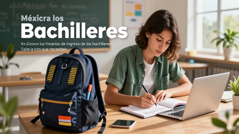 Guía visual para organizar la rutina escolar