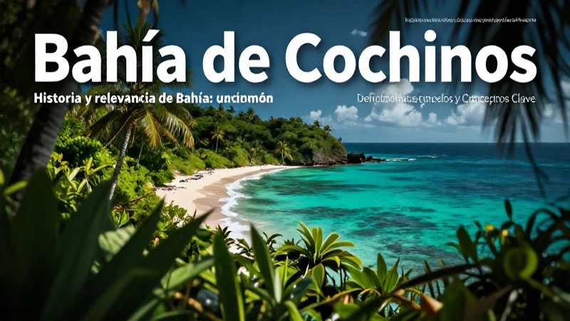Bahía de Cochinos: arte educativo visual
