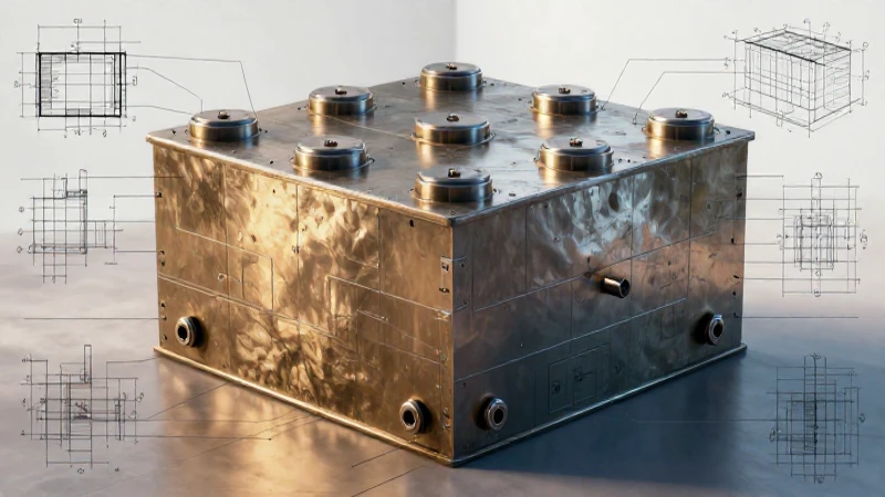 Bloque de balasto de metal pesado, diseño realista profesional