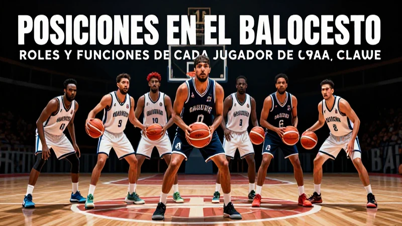 Baloncesto: Medidas, Posiciones y Características Clave 4 Roles y posiciones clave de los jugadores de baloncesto