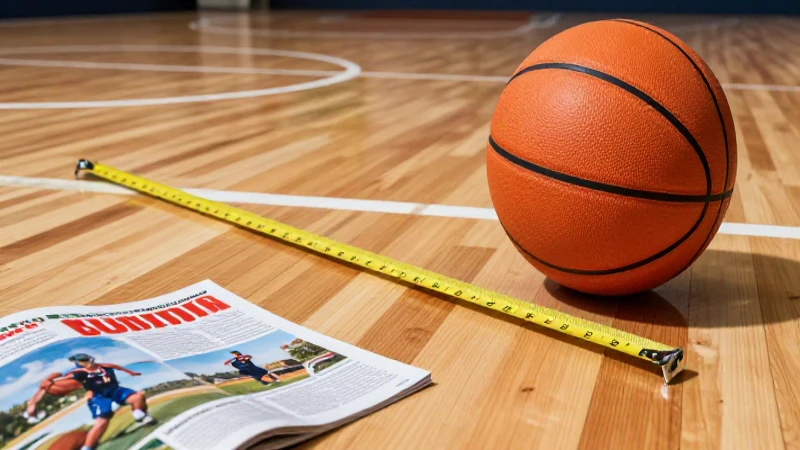 Baloncesto: Medidas, Posiciones y Características Clave 3 Baloncesto profesional, realista y dinámico