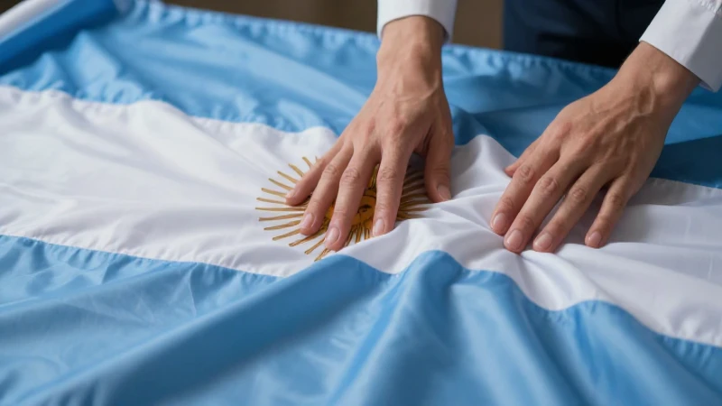 Bandera Argentina: Tutorial para Crear y Decorar Tu Bandera 7 Bandera argentina en imagen profesional y cinematográfica