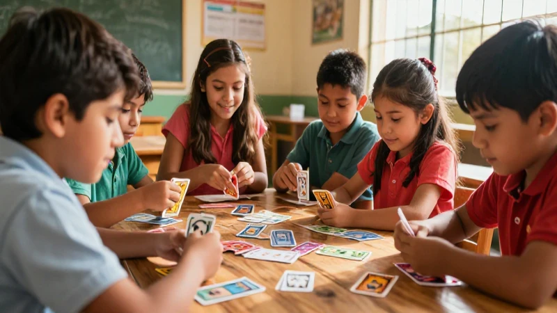 Cartas unen a niños mexicanos jugando juntos