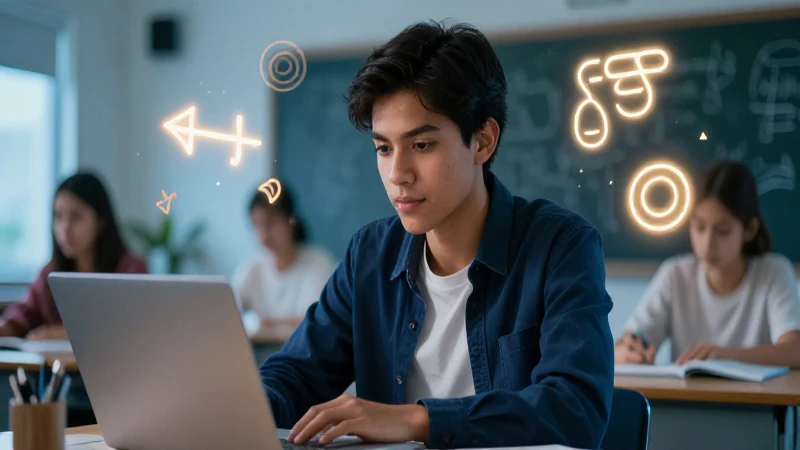 Retrato vibrante de estudiante mexicano