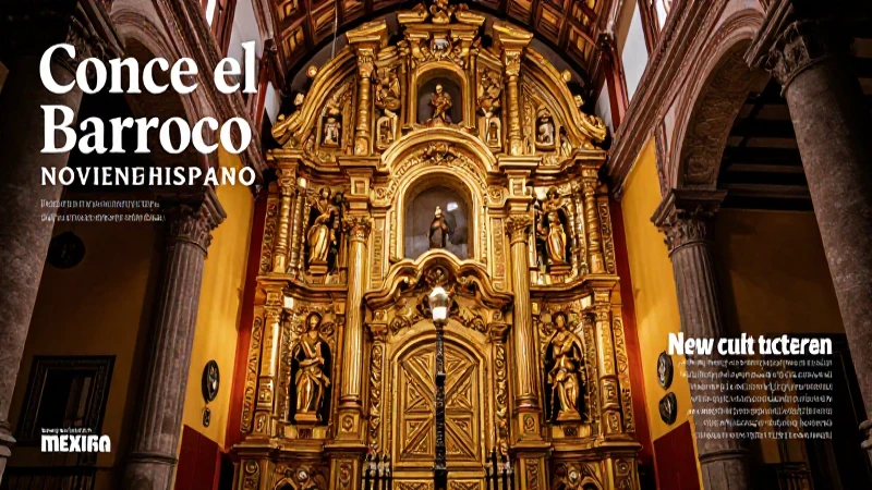 Conoce el Barroco novohispano: arte y cultura en México 3 El Barroco mexicano es un arte dramático y rico