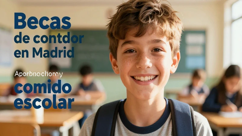 Apoyo educativo y becas escolares en Madrid