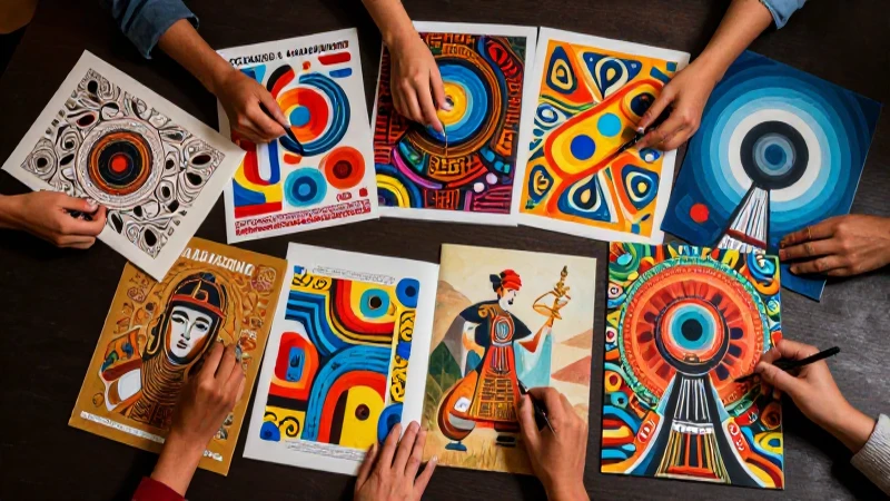 Bellas Artes: Concepto, Tipos y Características Esenciales 6 Arte mexicano vibrante en estilo de revista