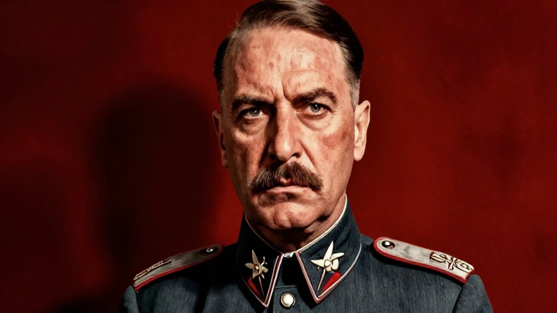 Mussolini: retrato dramático de fascista ultra detallado