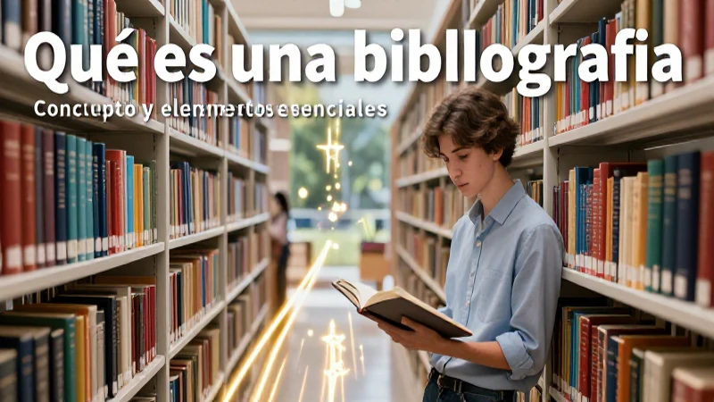 La bibliografía son elementos esenciales