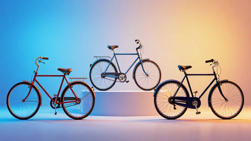 Evolución de los modelos de bicicleta