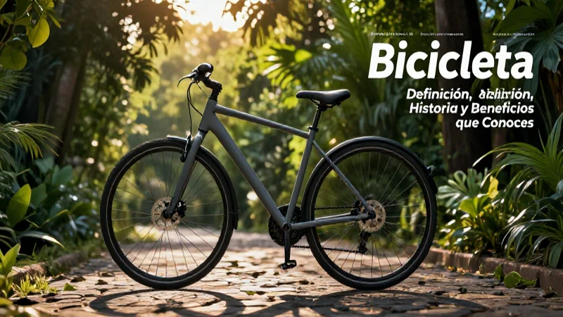 Ciclismo urbano con naturaleza bajo luz dorada