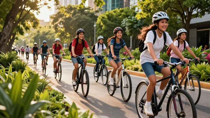 Bicisendas modernas y seguras promueven el bienestar urbano