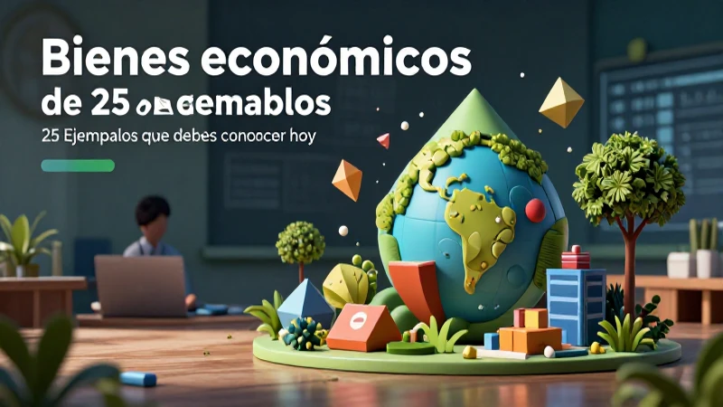 Bienes económicos: 25 Ejemplos que debes conocer hoy 9 Gestión de recursos económicos en entornos educativos modernos