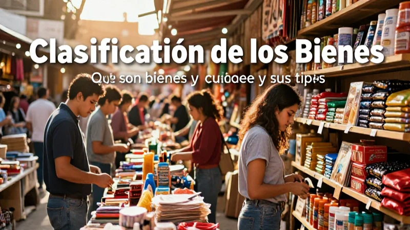 Qué son bienes y cuáles son sus tipos y características 3 Clasificación de bienes: tipos y características
