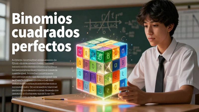 Binomios cuadrados perfectos: 20 ejemplos prácticos 9 Recurso educativo sobre binomios cuadrados perfectos