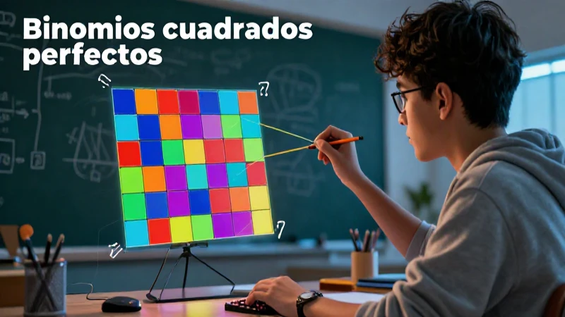 Binomios cuadrados perfectos: 20 ejemplos prácticos 14 Binomios perfectos para calcular áreas