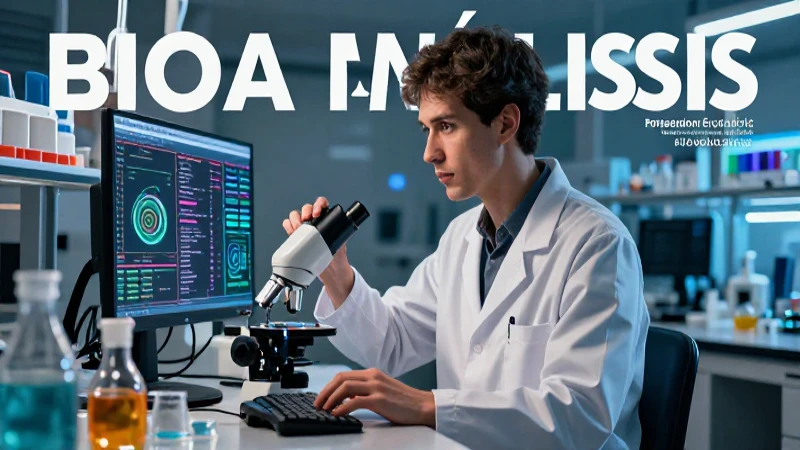 Bioanalista: experto en análisis molecular avanzado